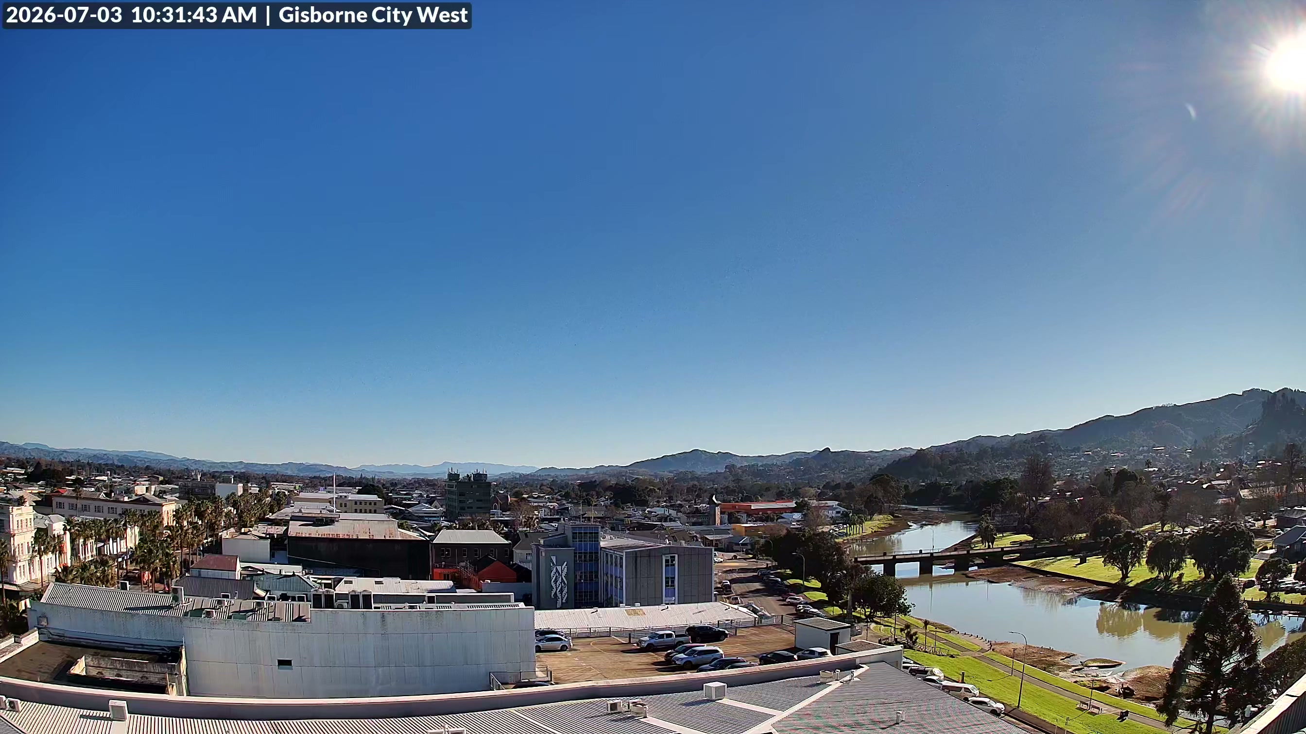 Gisborne City West live webcam - Gisborne and the East Coast, New Zealand