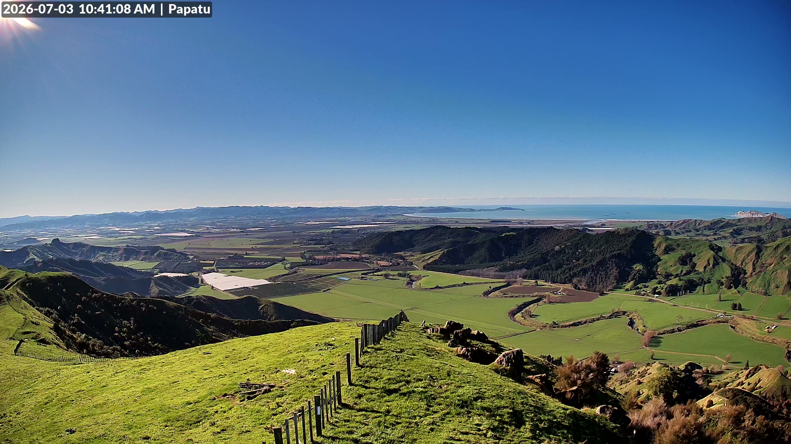 Papatu live webcam - Gisborne and the East Coast, New Zealand