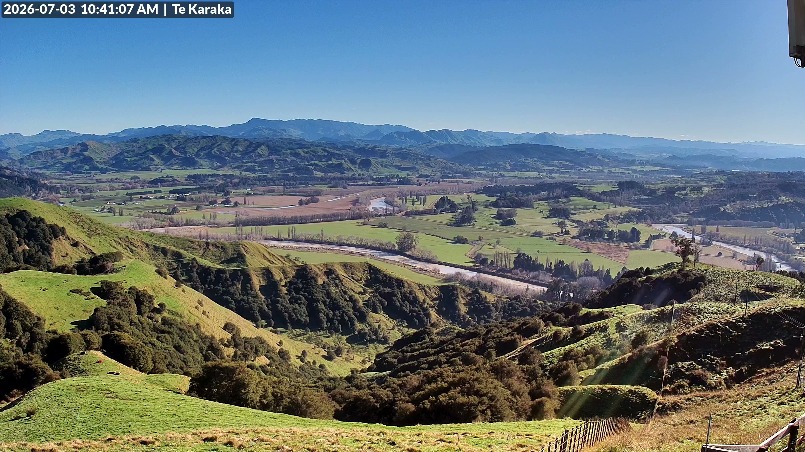 Te Karaka live webcam - Gisborne and the East Coast, New Zealand